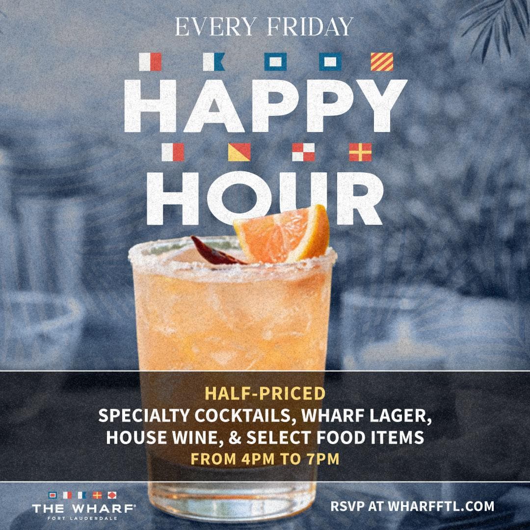Happy Hour event flyer