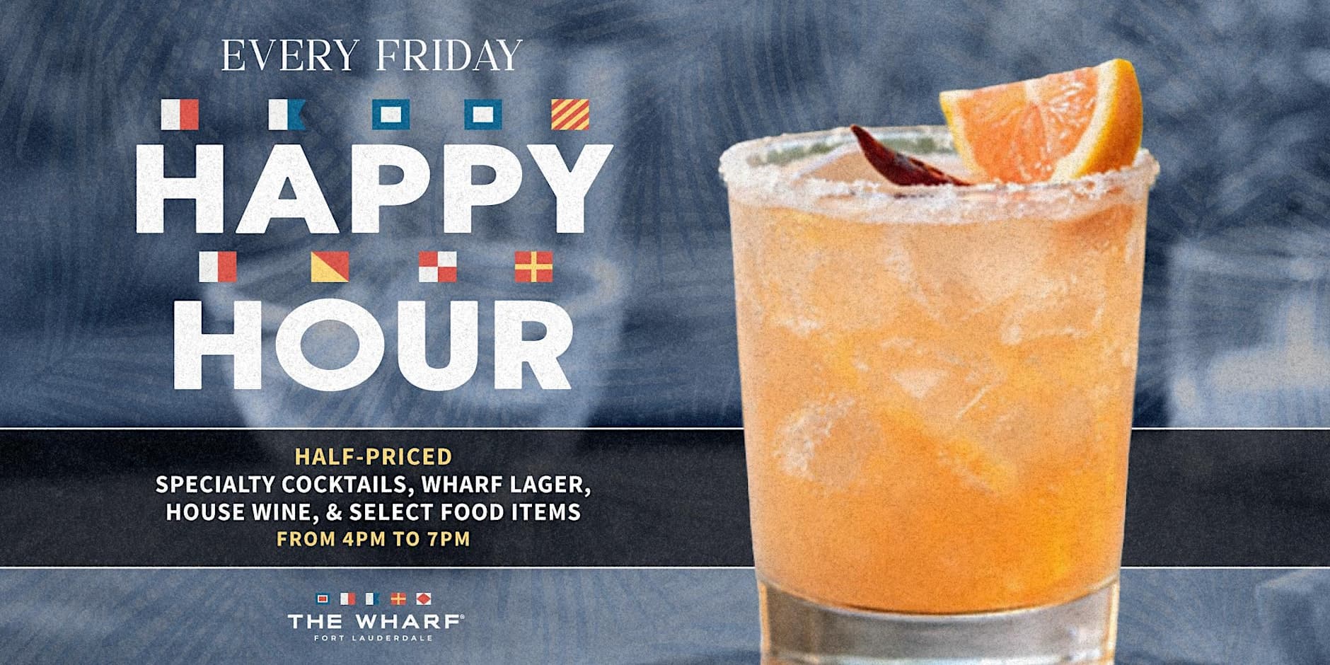 Happy Hour event flyer