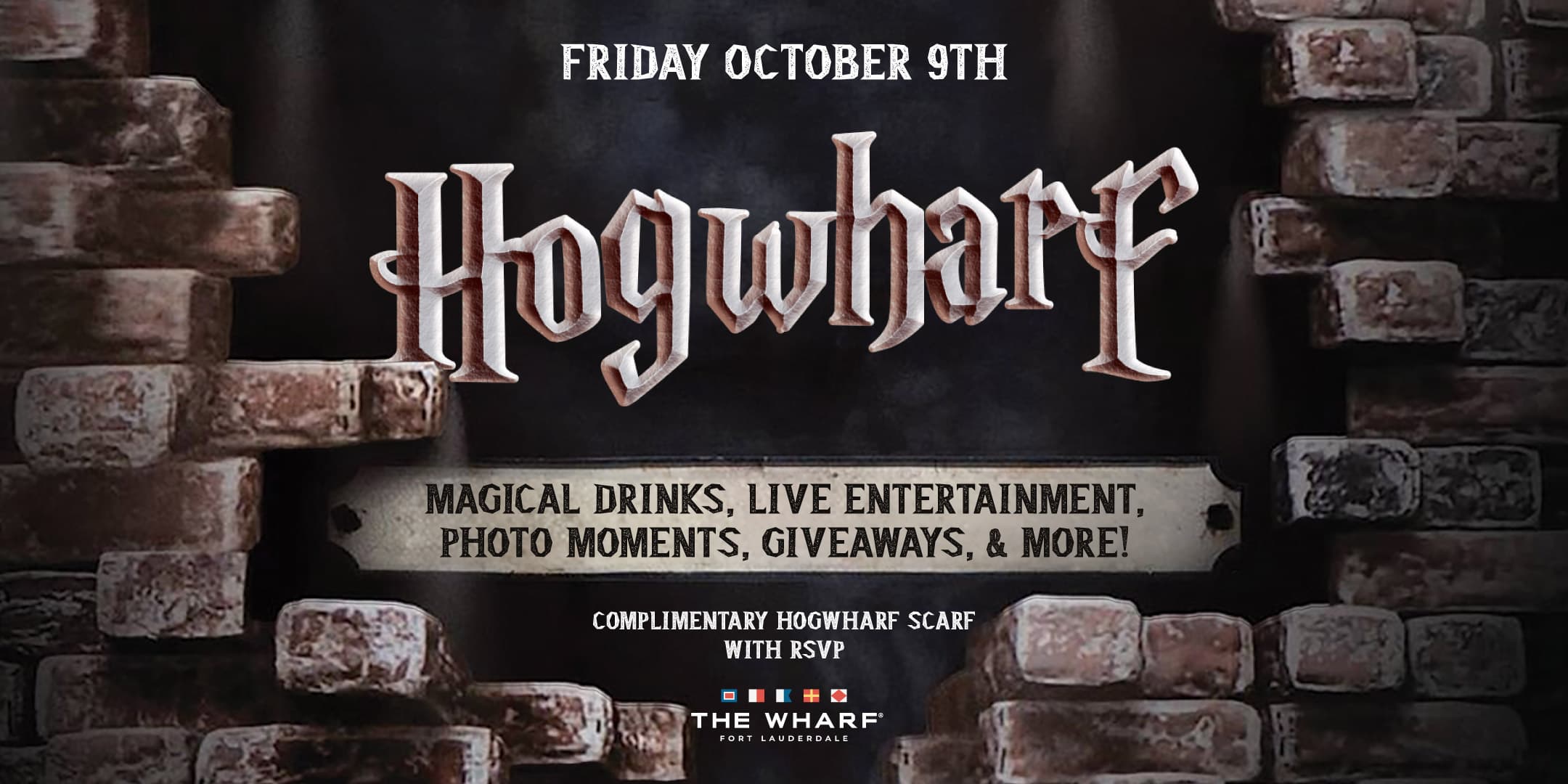 Hogwharf Friday event flyer