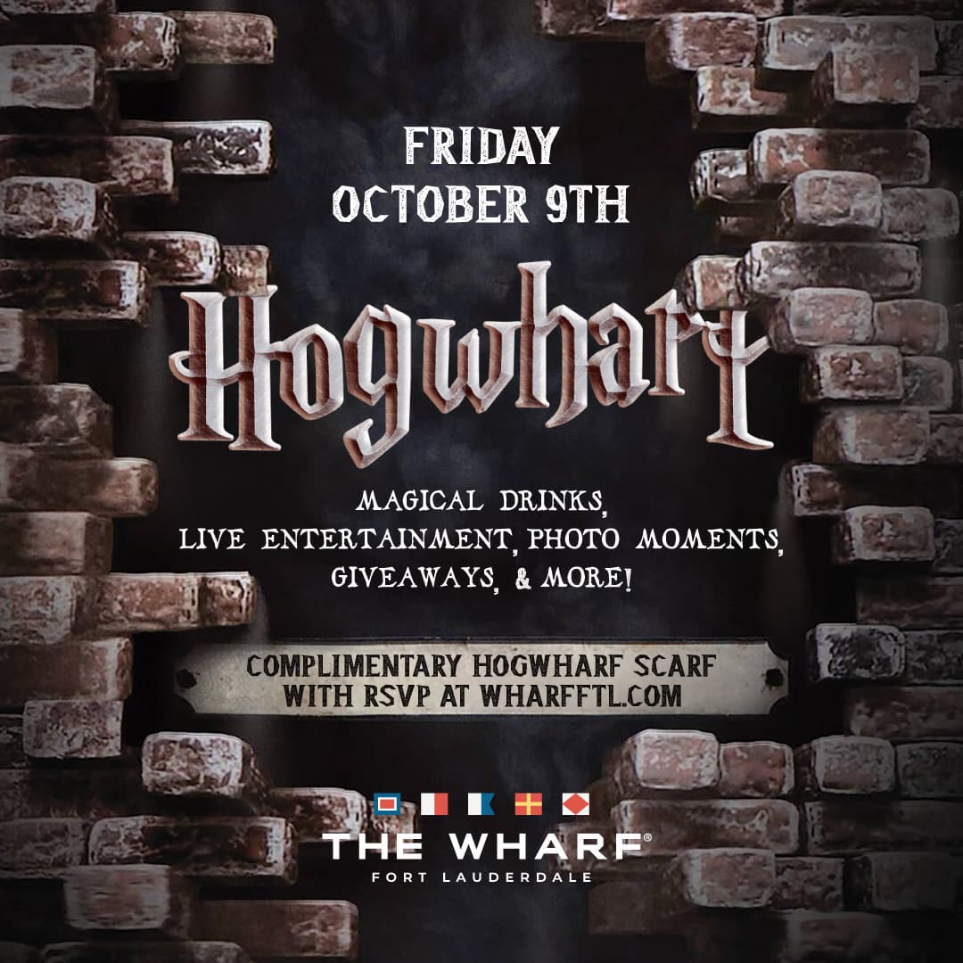 Hogwharf Friday event flyer