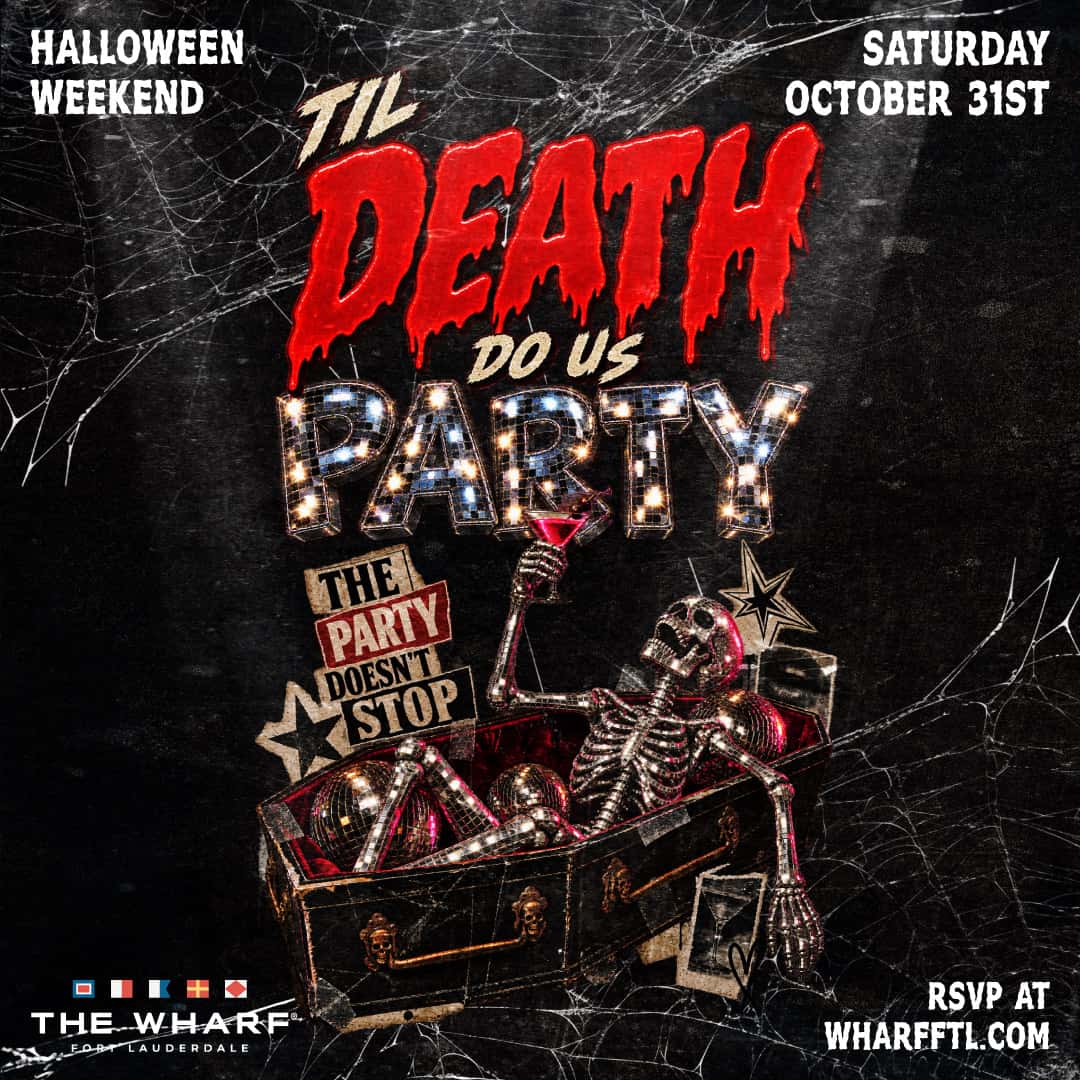 'Til Death Do Us Party event flyer