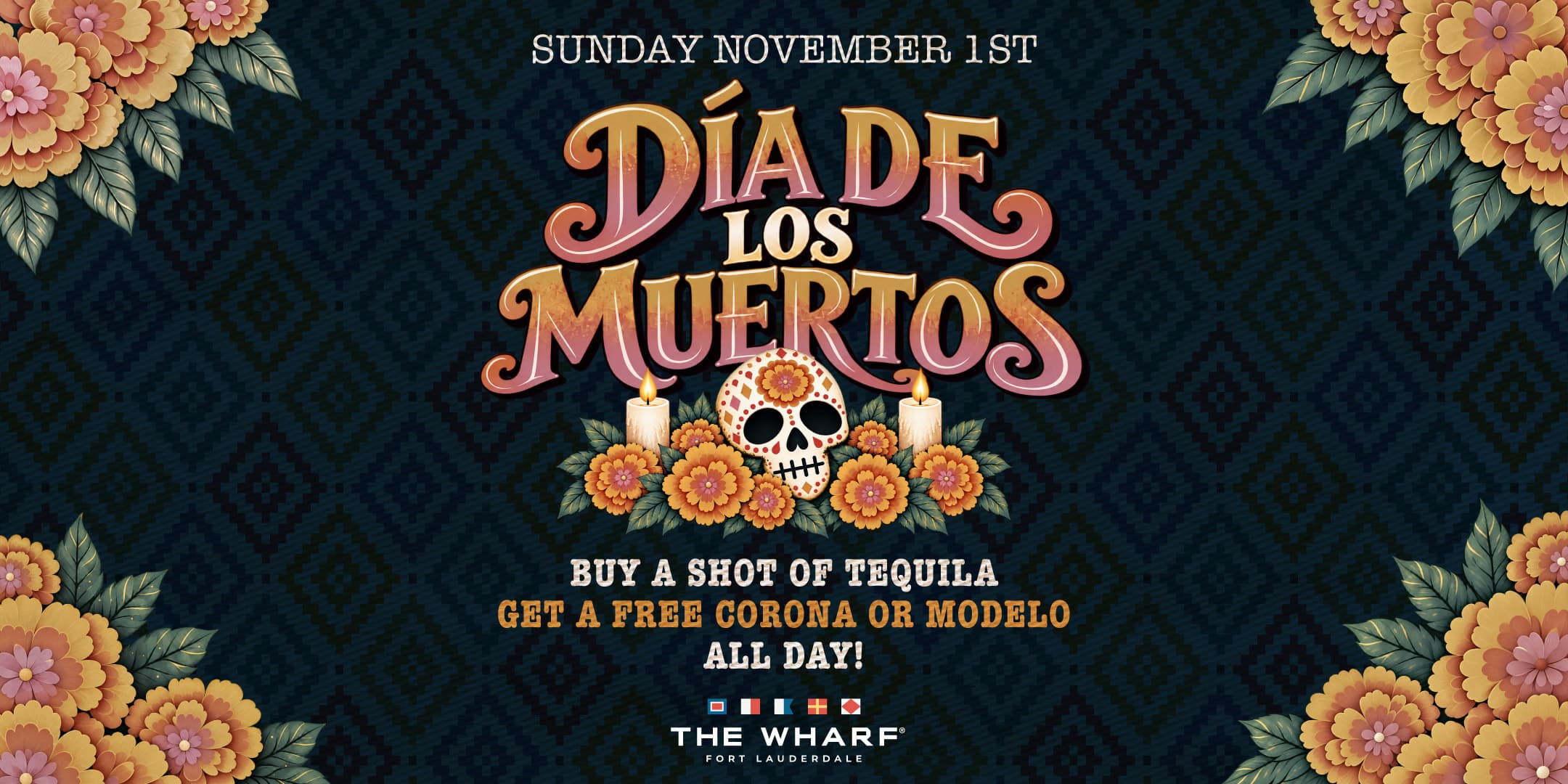Dia de los Muertos event flyer