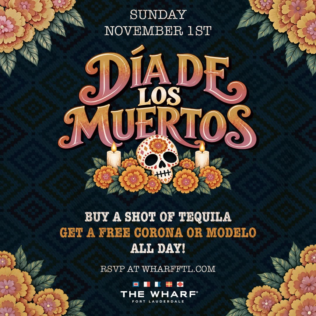 Dia de los Muertos event flyer