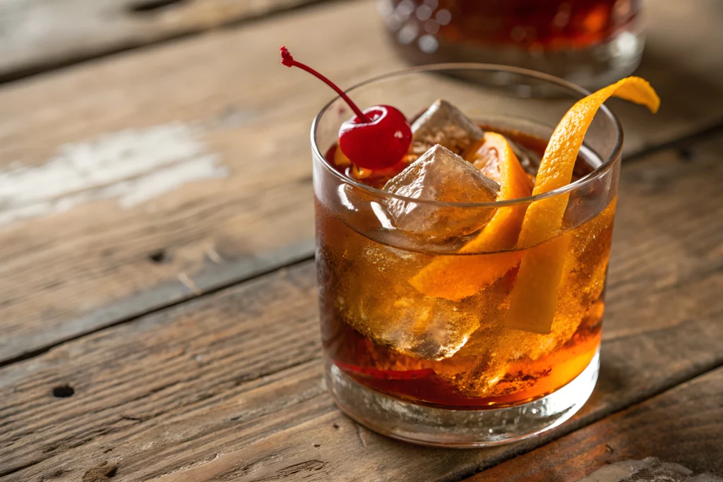 Cocktail in rocks glass