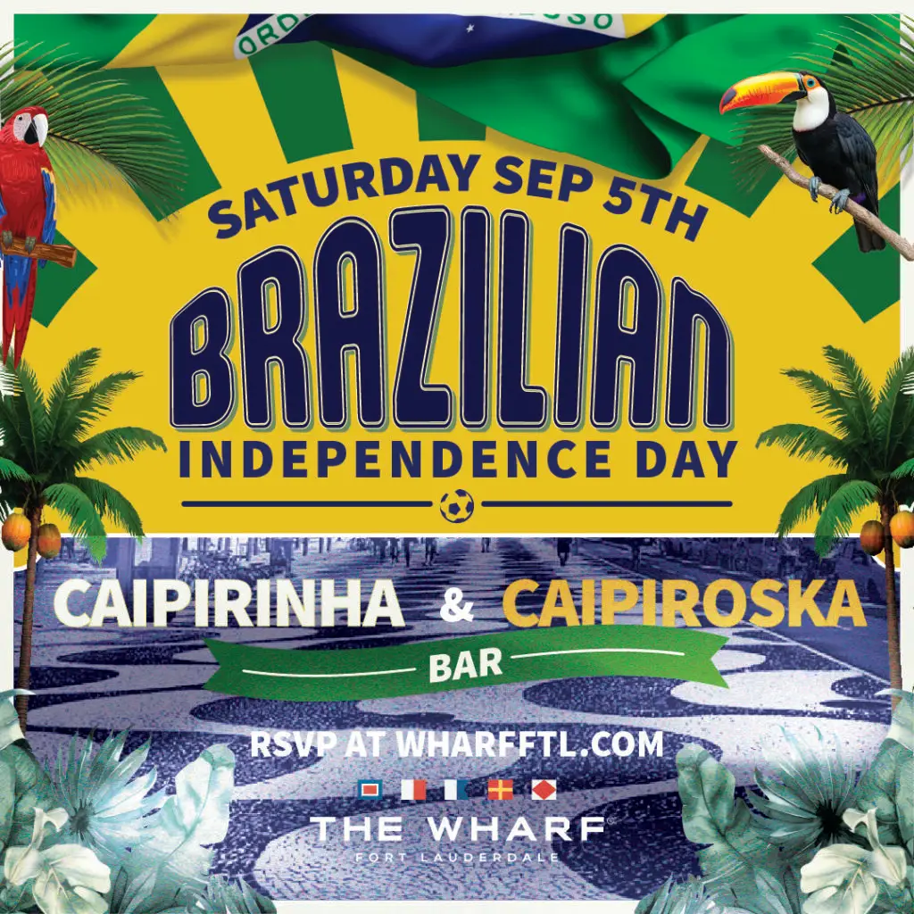 Brazilian Independence Day event flyer